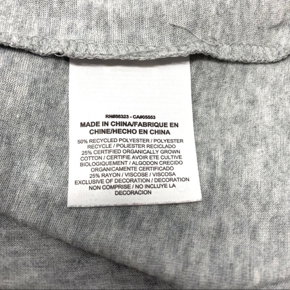 Nike Relaxed Fit Big Swish Logo Long Sleeve Shirt Size XL Gray Orange Scoop Neck - Picture 7 of 16